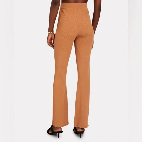 NEW A.L.C Logan Rib-Knit Flared Pants - Picture 7 of 8